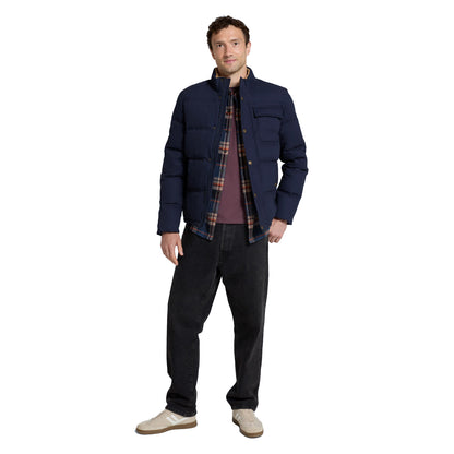 Navy - Side - Mountain Warehouse Mens Fistral Padded Jacket