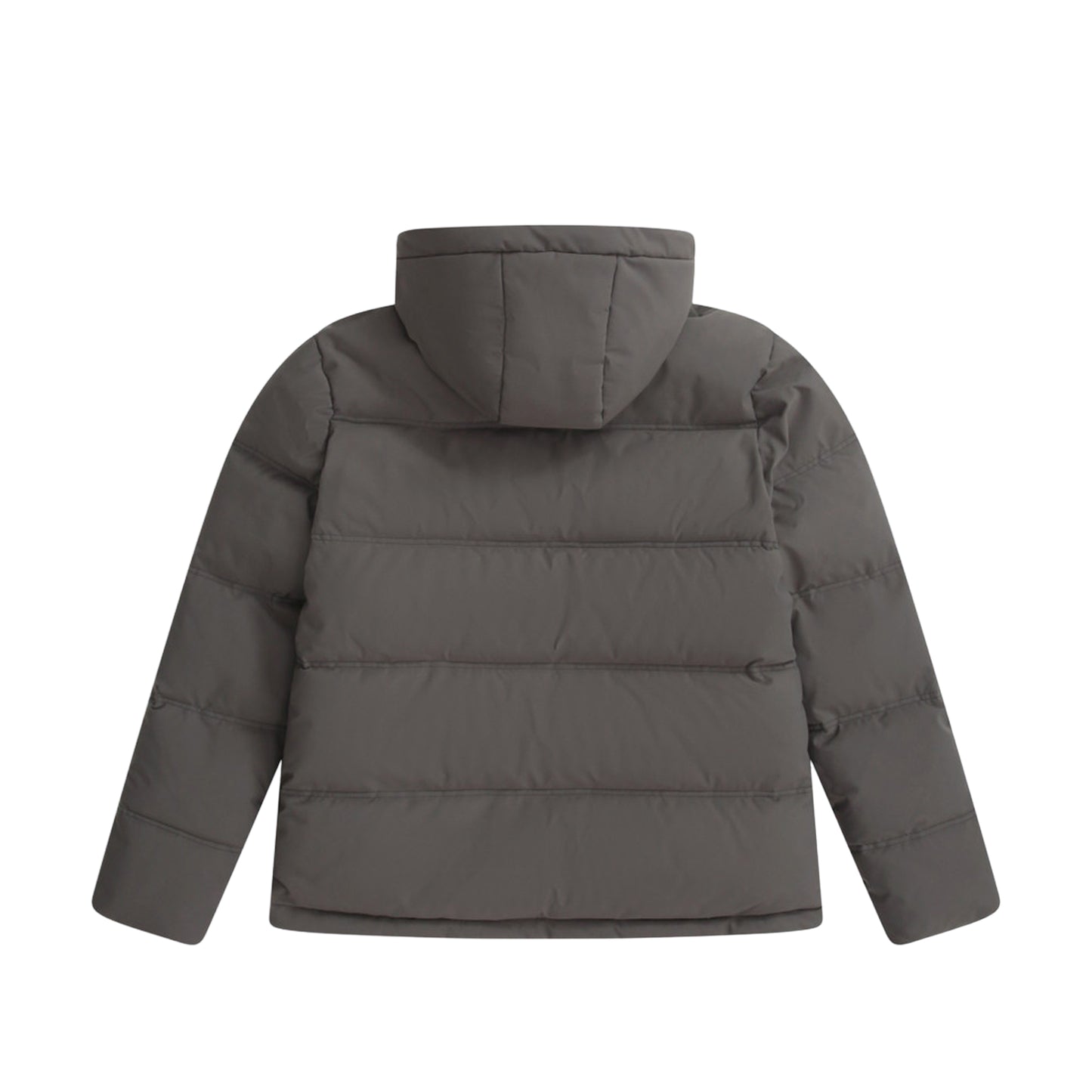 Khaki Grey - Back - Mountain Warehouse Mens Fistral Padded Jacket
