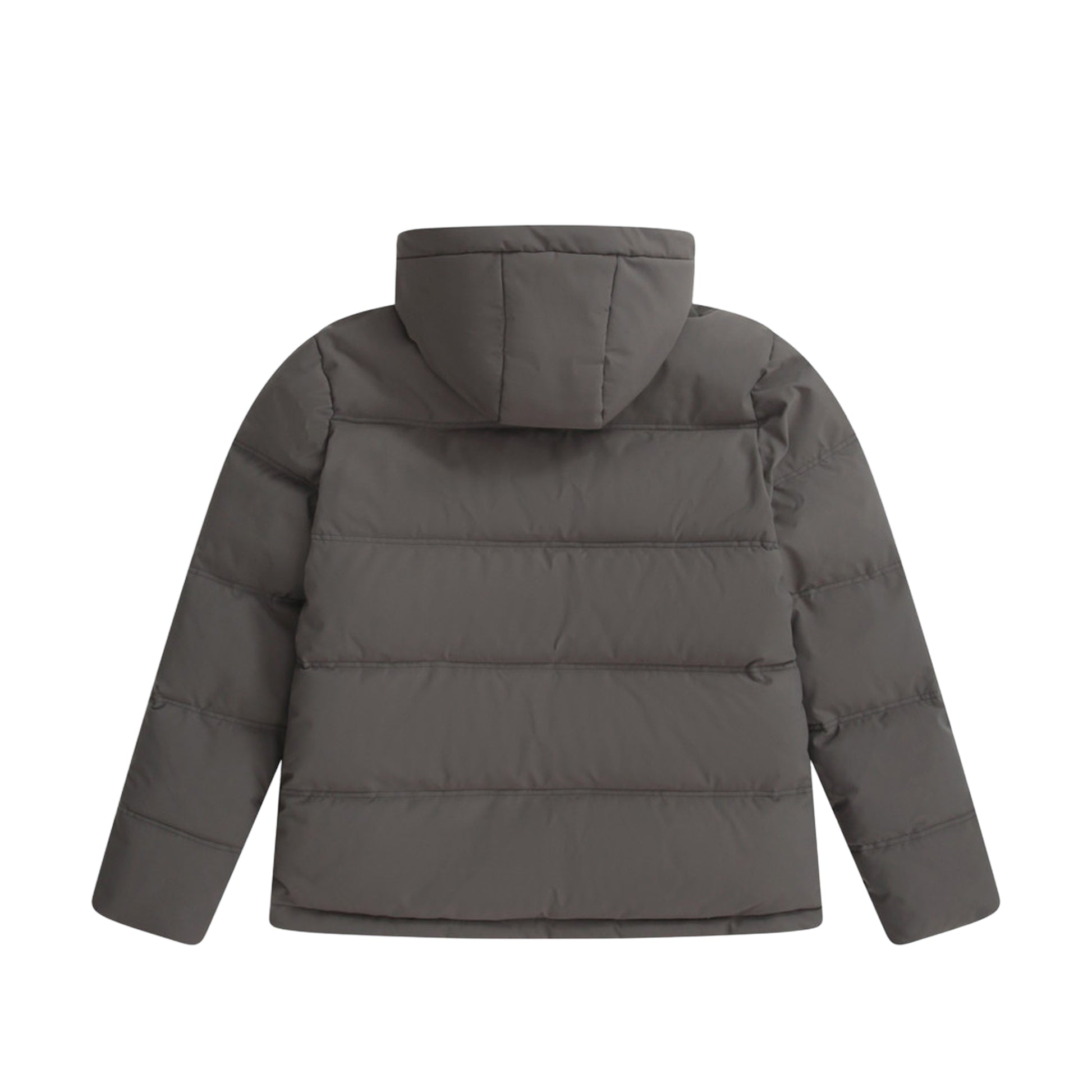 Khaki Grey - Back - Mountain Warehouse Mens Fistral Padded Jacket