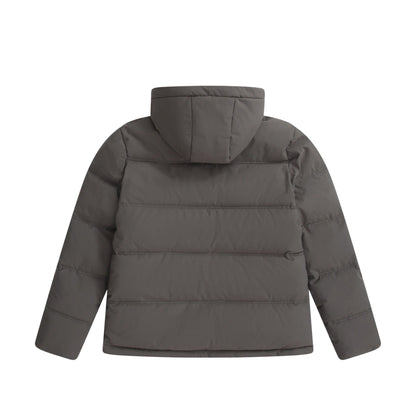 Khaki Grey - Back - Mountain Warehouse Mens Fistral Padded Jacket