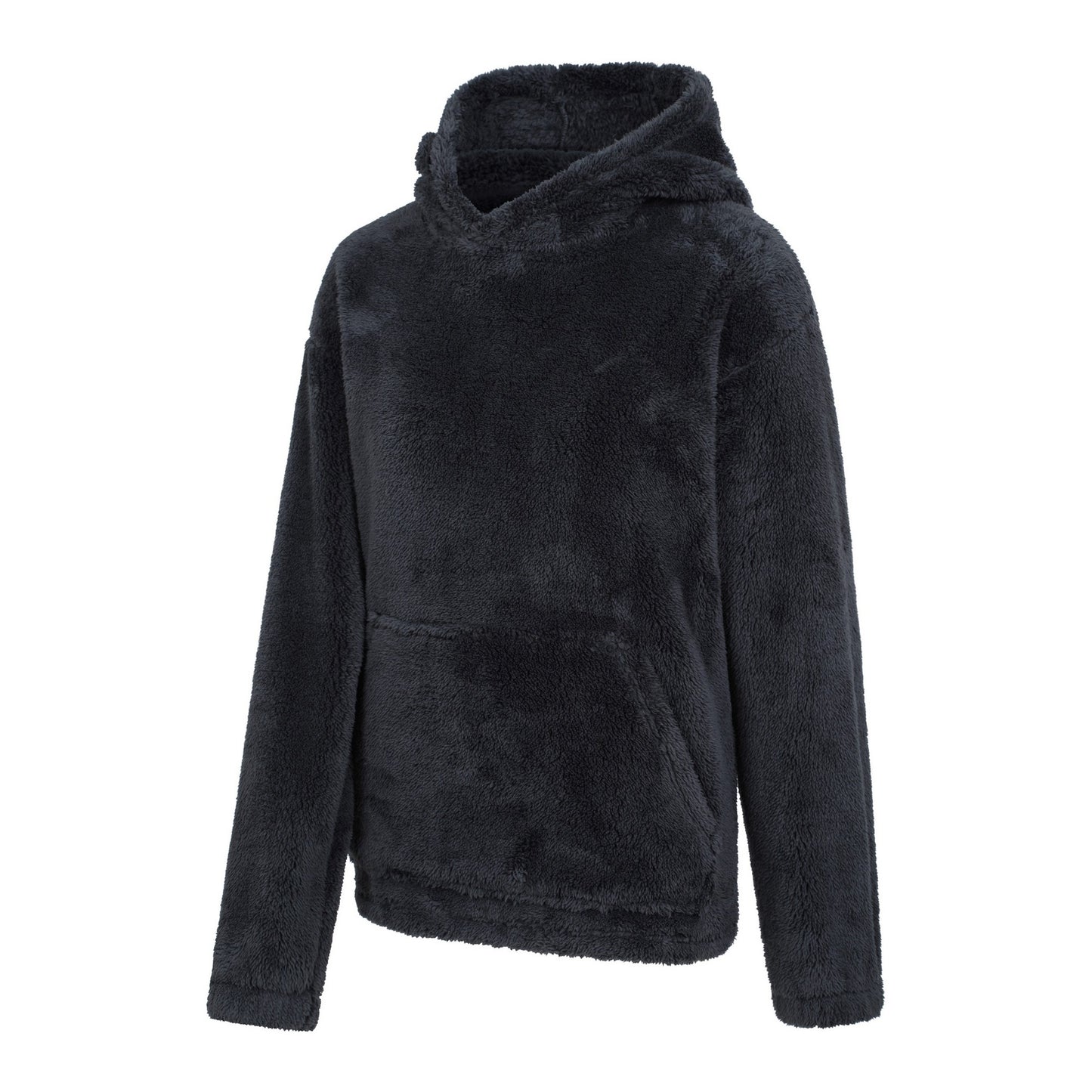 Grey - Side - Mountain Warehouse Womens-Ladies Teddy Fleece Hoodie