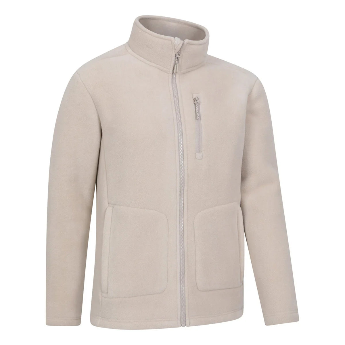Beige - Lifestyle - Mountain Warehouse Mens Highland Full Zip Fleece