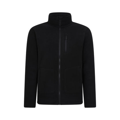 Black - Front - Mountain Warehouse Mens Highland Full Zip Fleece