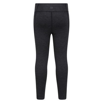 Dark Grey - Back - Mountain Warehouse Childrens-Kids Contin Thermal Trekking Leggings
