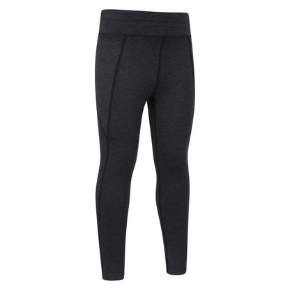 Dark Grey - Lifestyle - Mountain Warehouse Childrens-Kids Contin Thermal Trekking Leggings