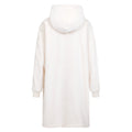 Beige - Back - Mountain Warehouse Womens-Ladies Cosy Snaggle Borg Hoodie Blanket