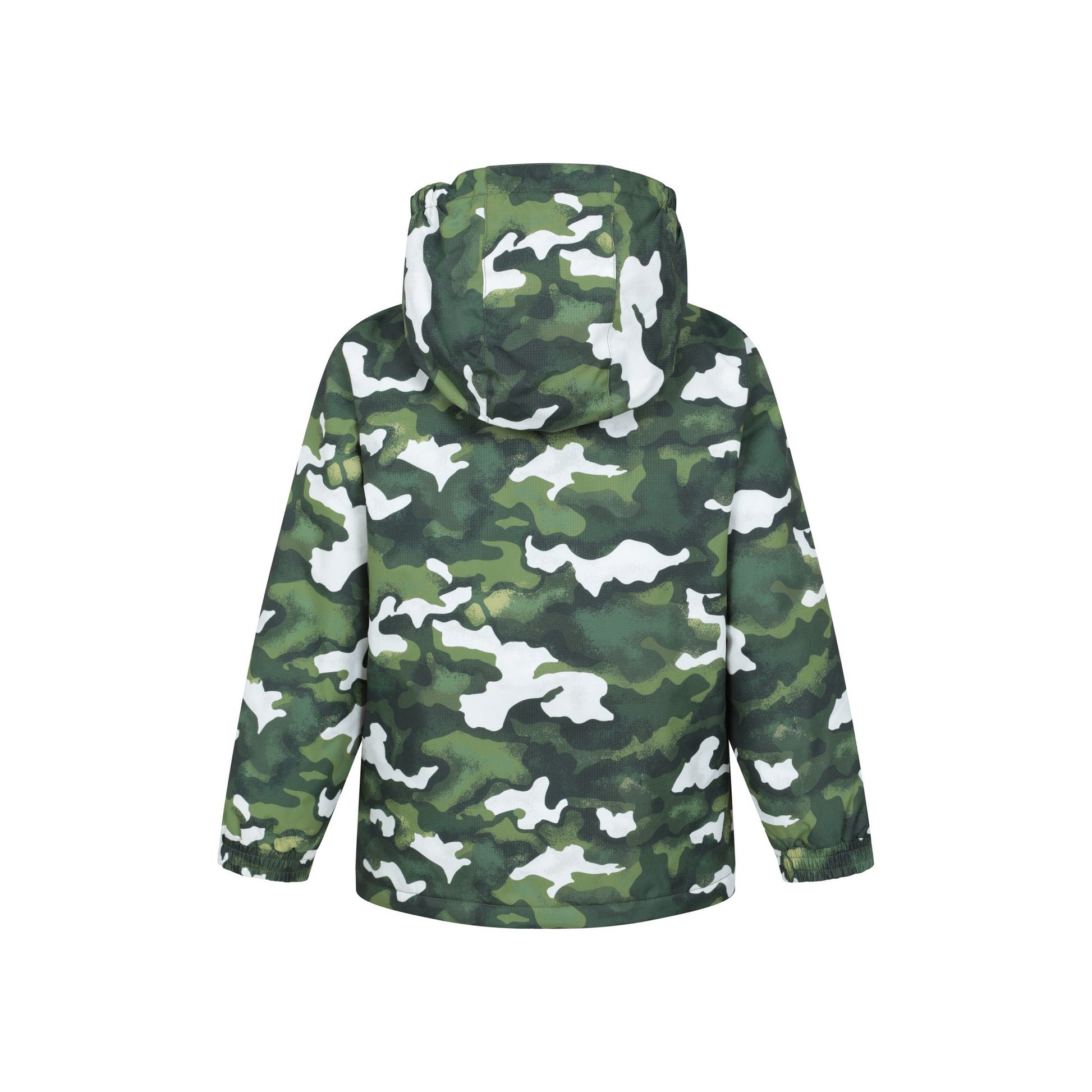 Dark Green - Back - Mountain Warehouse Childrens-Kids Mogal Camo Ski Jacket