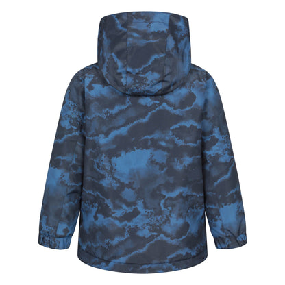 Dark Blue - Back - Mountain Warehouse Childrens-Kids Berg Abstract Ski Jacket