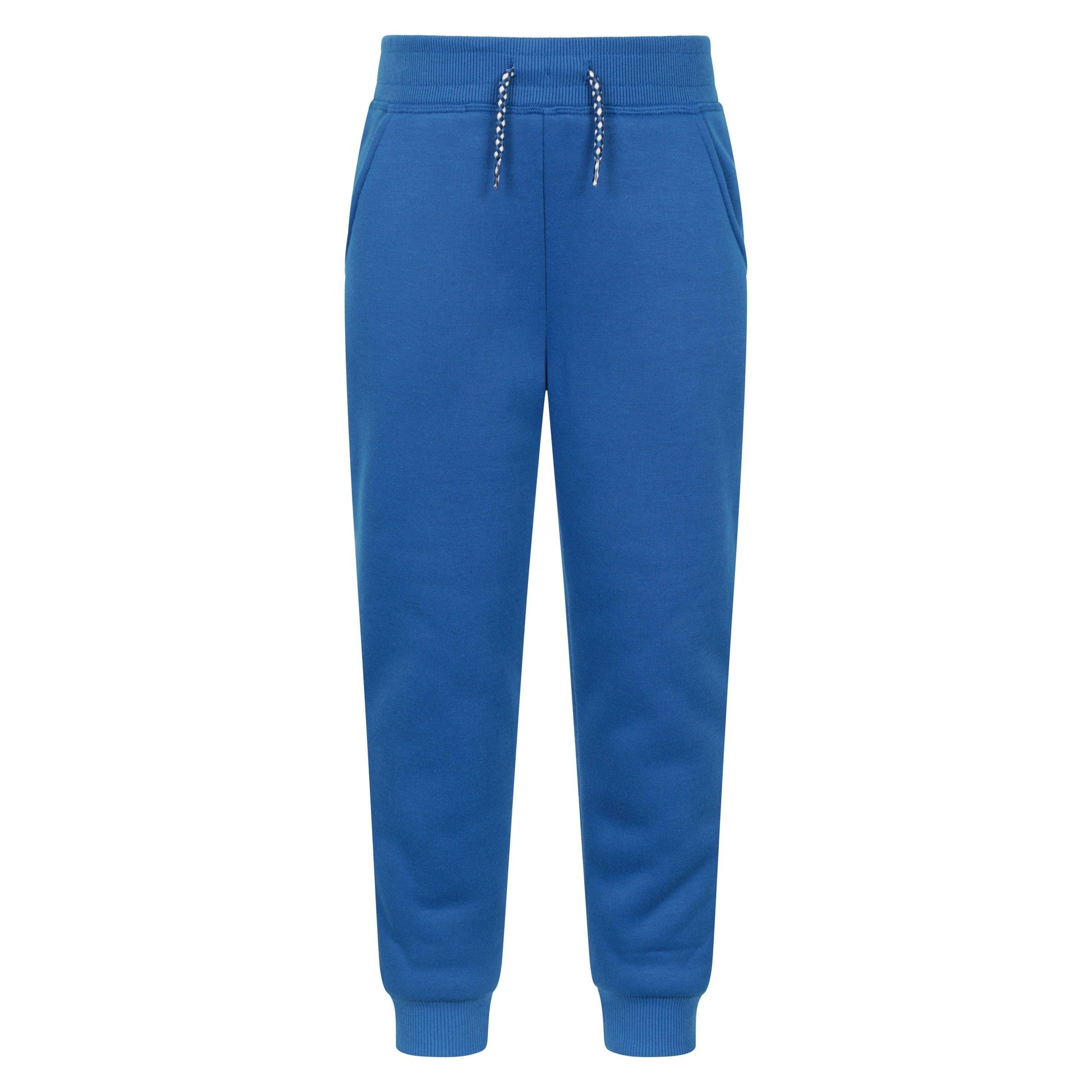 Blue - Front - Mountain Warehouse Childrens-Kids Nordic Faux Fur Lined Jogging Bottoms