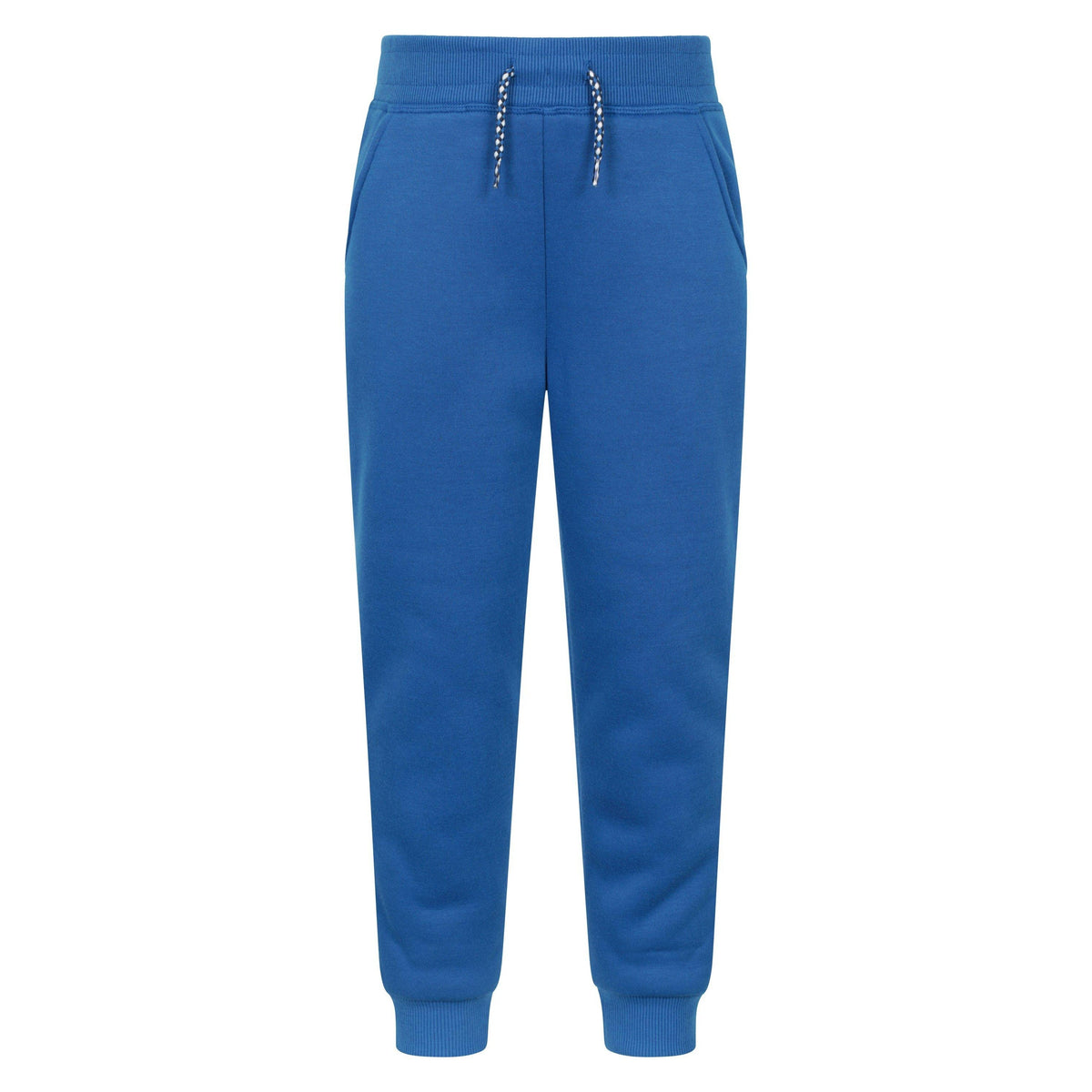 Blue - Front - Mountain Warehouse Childrens-Kids Nordic Faux Fur Lined Jogging Bottoms