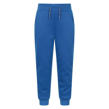 Blue - Front - Mountain Warehouse Childrens-Kids Nordic Faux Fur Lined Jogging Bottoms