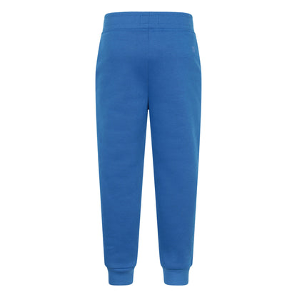 Blue - Back - Mountain Warehouse Childrens-Kids Nordic Faux Fur Lined Jogging Bottoms
