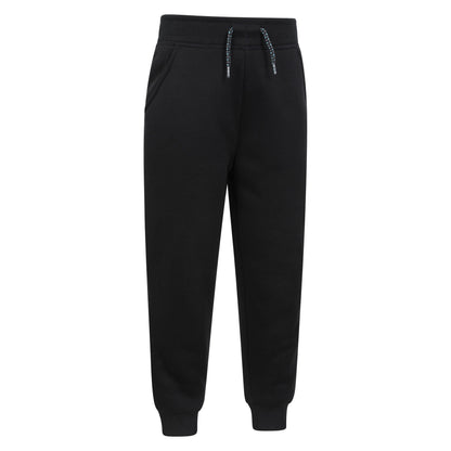 Black - Lifestyle - Mountain Warehouse Childrens-Kids Nordic Faux Fur Lined Jogging Bottoms
