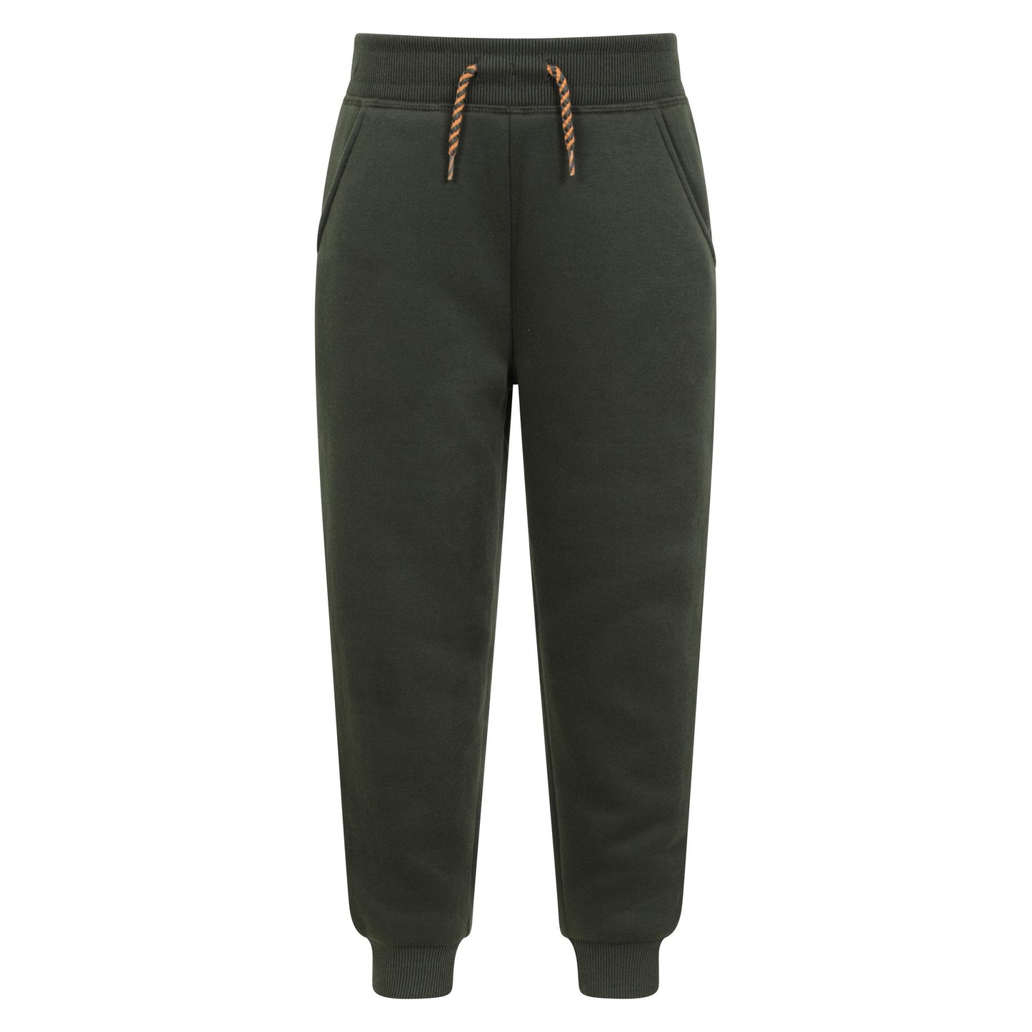 Khaki Green - Front - Mountain Warehouse Childrens-Kids Nordic Faux Fur Lined Jogging Bottoms