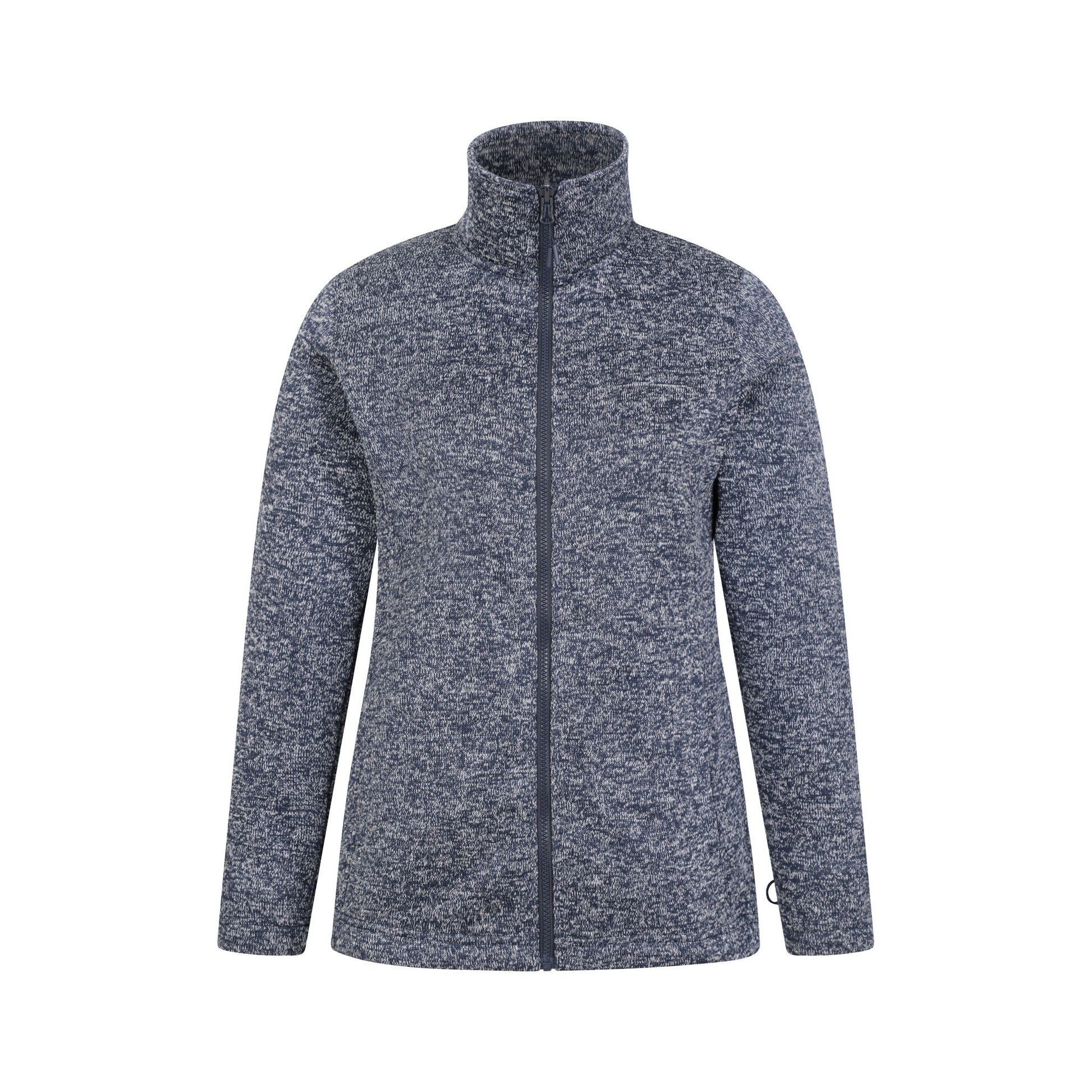 Navy - Close up - Mountain Warehouse Womens-Ladies Glacial II Extreme 3 in 1 Long Jacket