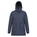Navy - Front - Mountain Warehouse Womens-Ladies Glacial II Extreme 3 in 1 Long Jacket