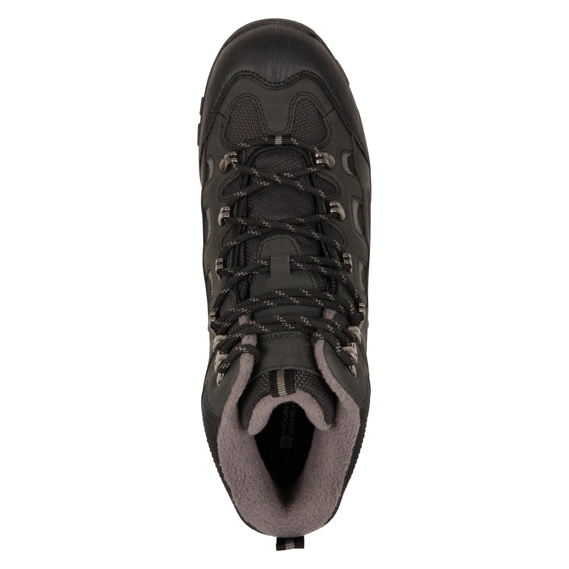 Black - Pack Shot - Mountain Warehouse Mens Adventurer II Suede Waterproof Thermal Boots