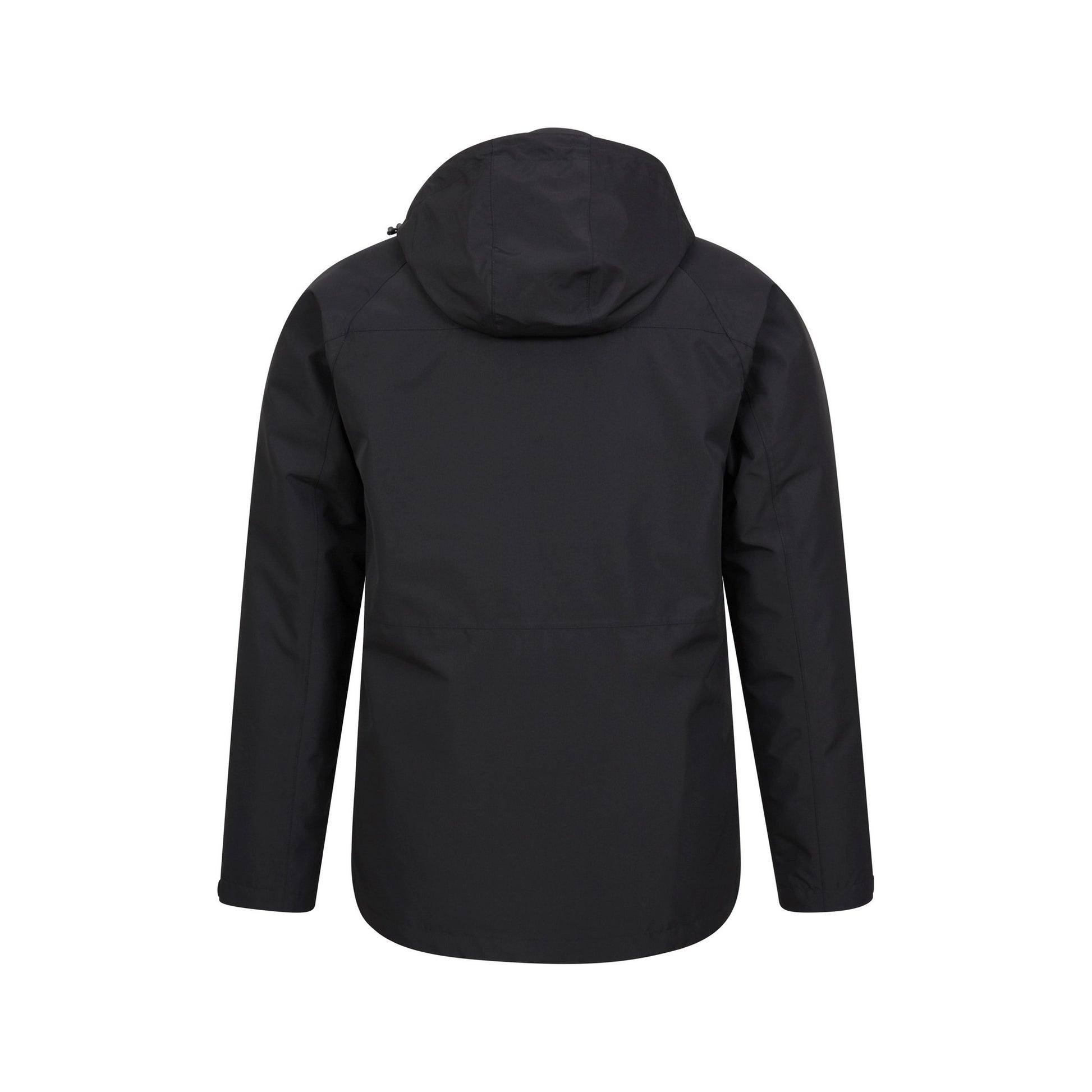 Black - Back - Mountain Warehouse Mens Alaskan 3 In 1 Waterproof Jacket