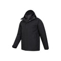 Black - Side - Mountain Warehouse Mens Alaskan 3 In 1 Waterproof Jacket