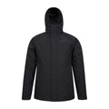 Black - Front - Mountain Warehouse Mens Alaskan 3 In 1 Waterproof Jacket