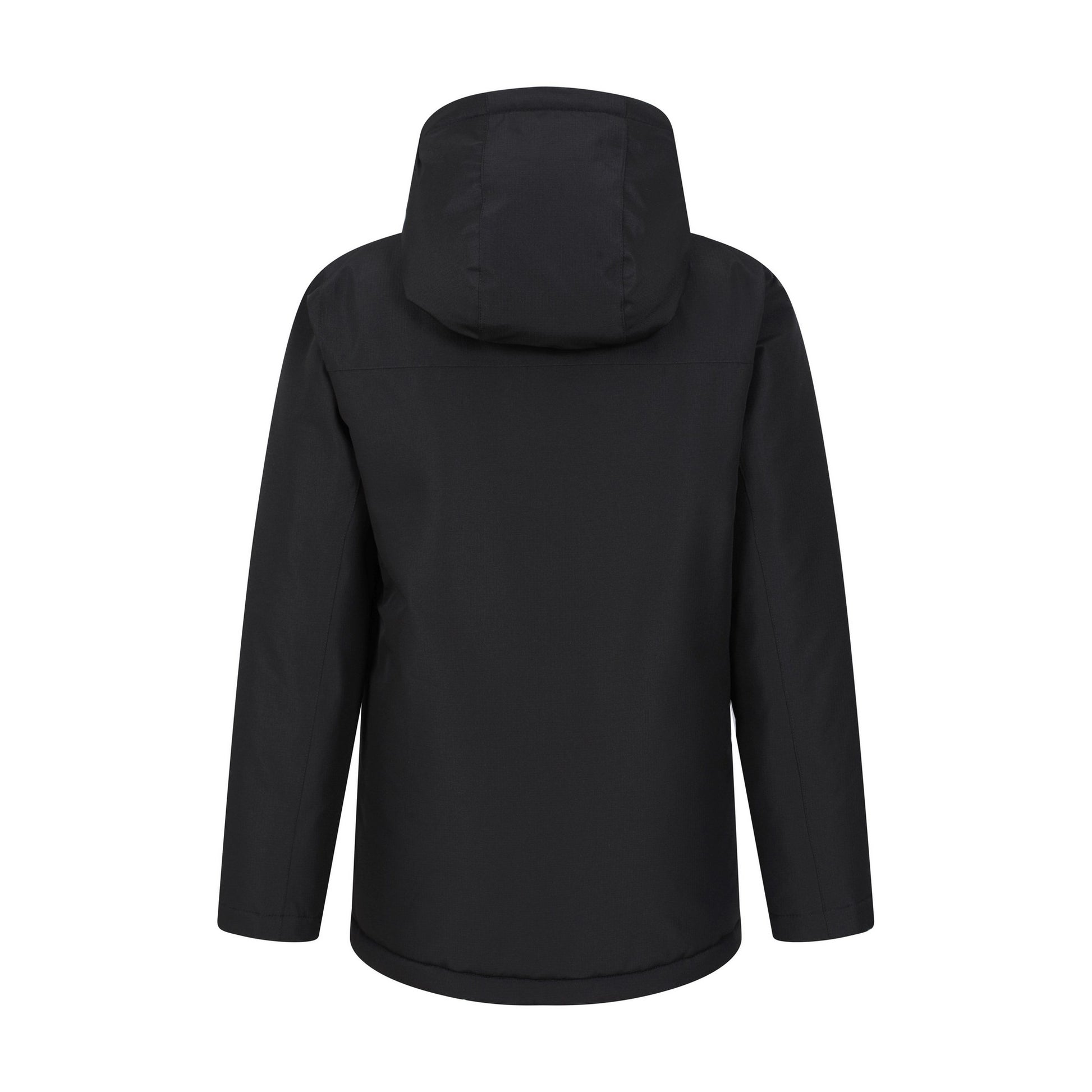 Black - Back - Mountain Warehouse Childrens-Kids Noah Borg Lined Waterproof Jacket