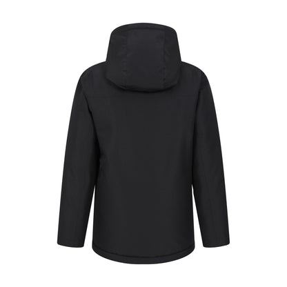 Black - Back - Mountain Warehouse Childrens-Kids Noah Borg Lined Waterproof Jacket