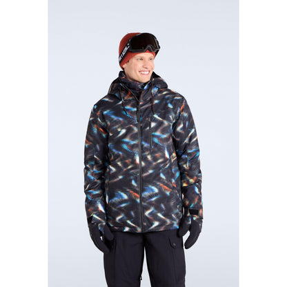 Orange - Front - Animal Mens Laxx Camo Ski Jacket