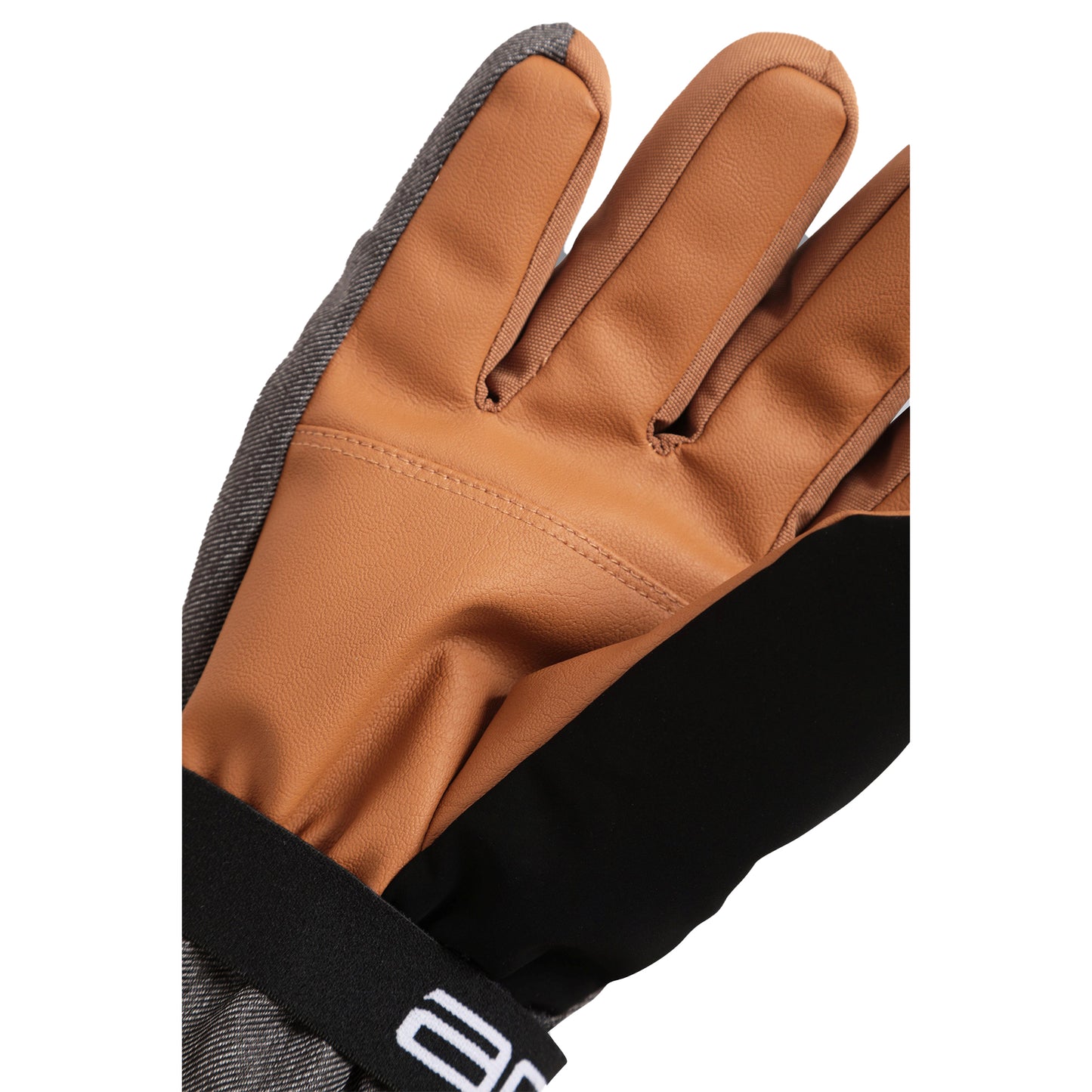 Tan - Side - Animal Mens Apres Ski Gloves
