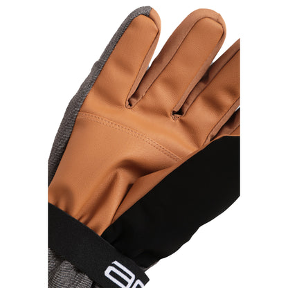 Tan - Side - Animal Mens Apres Ski Gloves