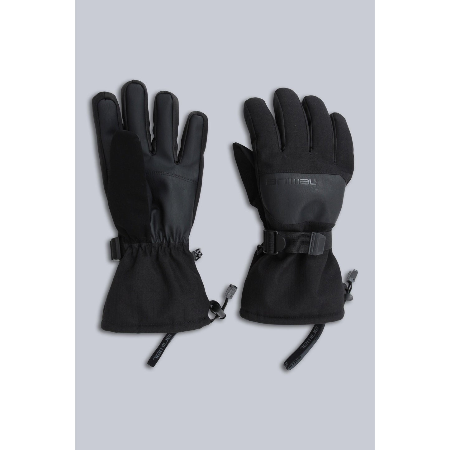 Black - Front - Animal Mens Apres Ski Gloves