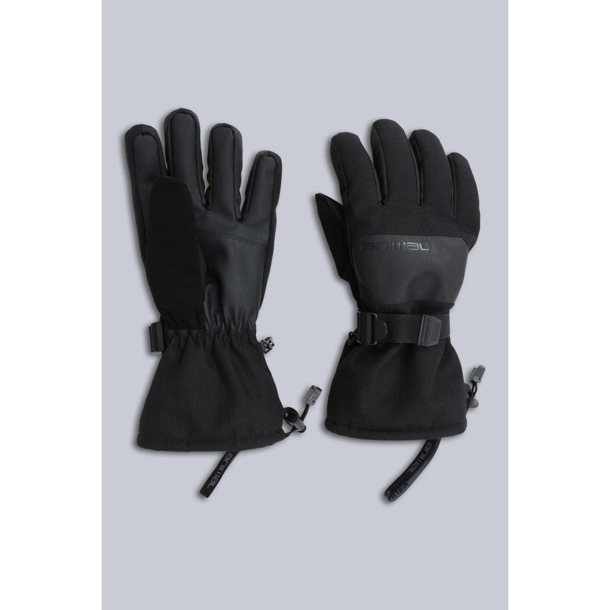 Black - Front - Animal Mens Apres Ski Gloves