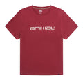 Burgundy - Front - Animal Mens Classico Organic T-Shirt