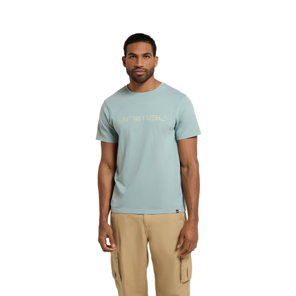 Light Blue - Side - Animal Mens Classico Organic T-Shirt