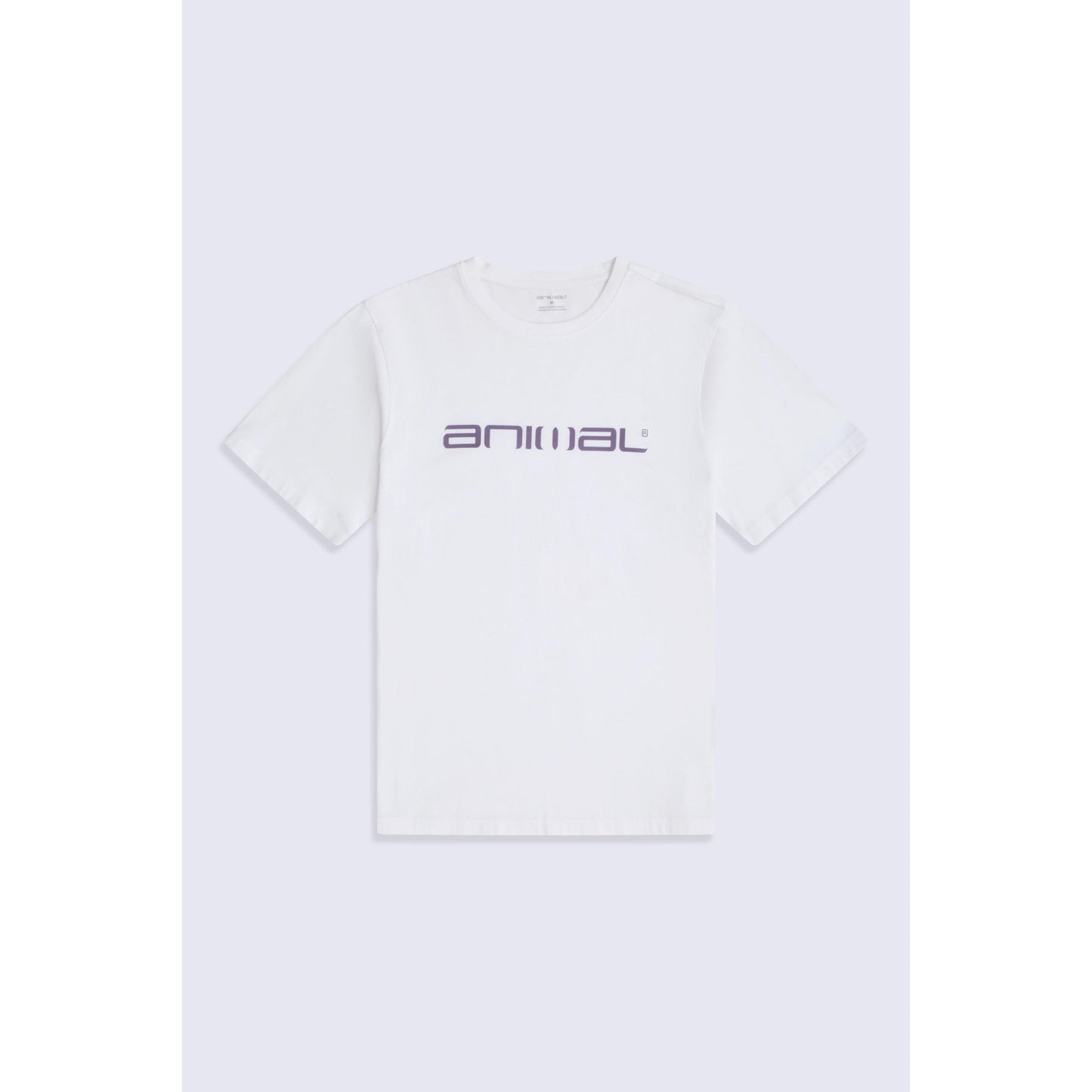 Off White - Front - Animal Mens Classico Organic T-Shirt