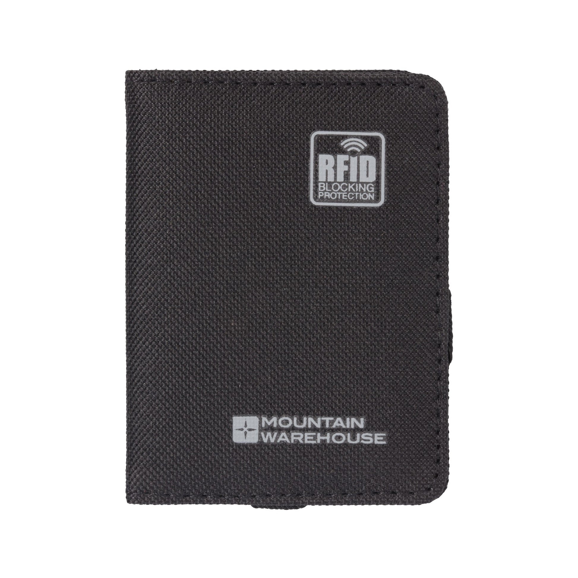 Black - Front - Mountain Warehouse RFID Blocking Card Holder