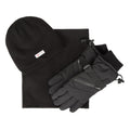 Black - Front - Mountain Warehouse Mens Waterproof Windproof Ski Accessory Set