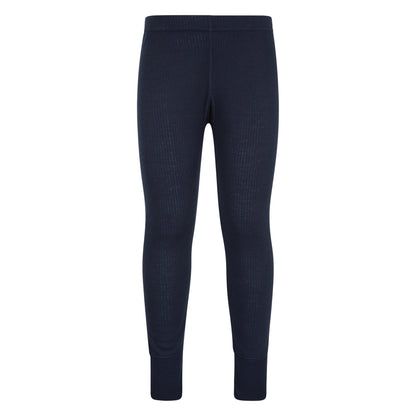 Navy - Front - Mountain Warehouse Childrens-Kids Talus Thermal Bottoms