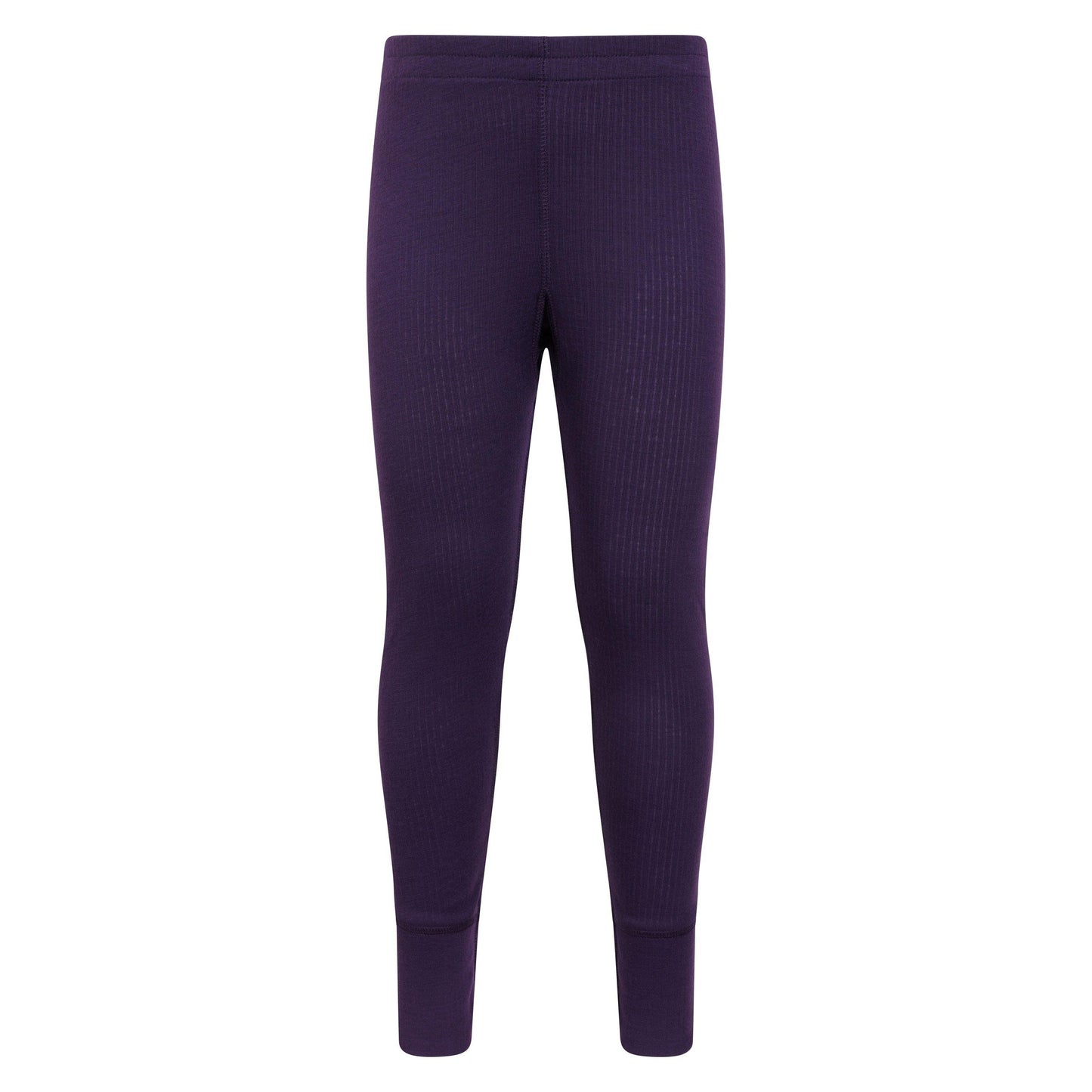 Dark Purple - Front - Mountain Warehouse Childrens-Kids Talus Thermal Bottoms