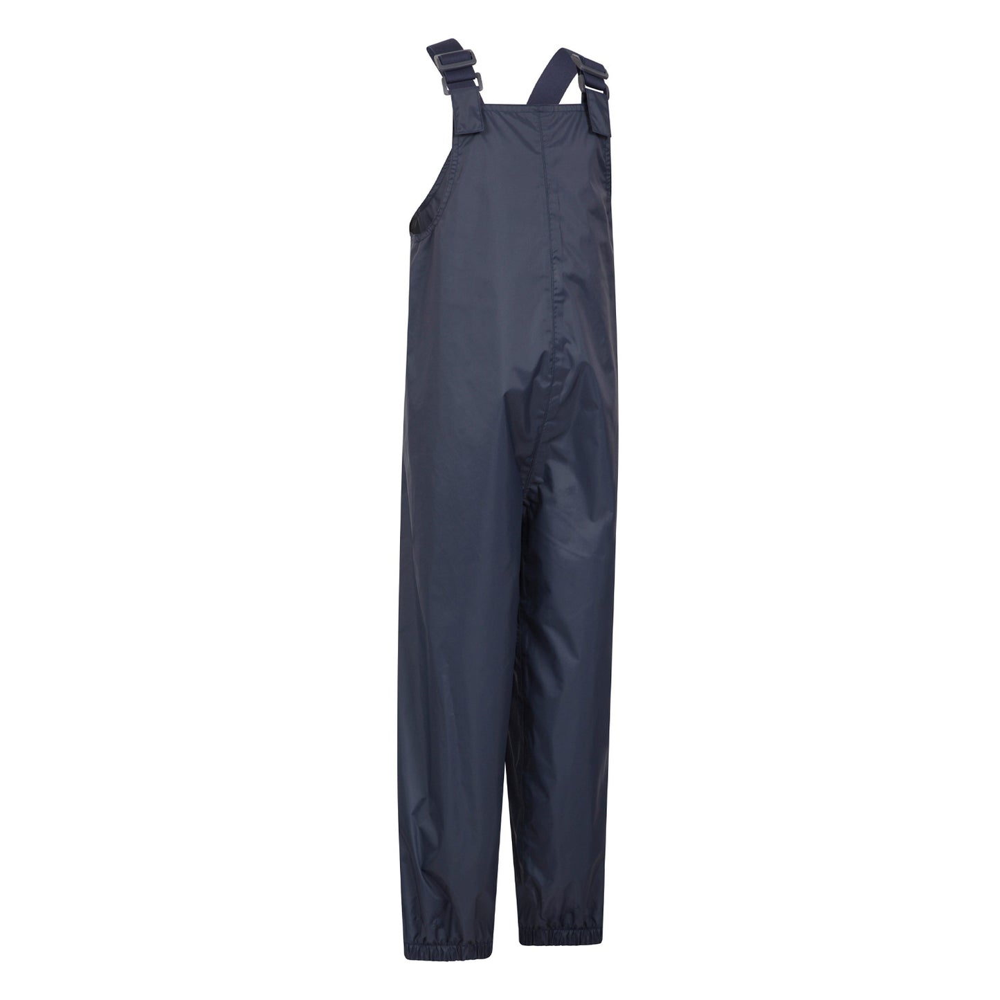 Navy - Side - Mountain Warehouse Childrens-Kids Pakka Waterproof Dungarees