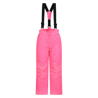 Teal - Lifestyle - Mountain Warehouse Childrens-Kids Geometric Ski Jacket & Trousers Set