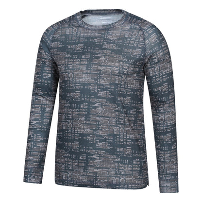Khaki Green - Lifestyle - Mountain Warehouse Mens Talus Camouflage Thermal Top