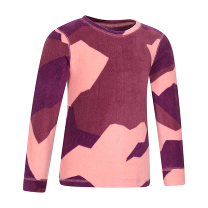 Coral - Lifestyle - Mountain Warehouse Childrens-Kids Camo Polar Fleece Base Layer Set