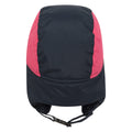 Navy - Close up - Mountain Warehouse Childrens-Kids Waterproof Trapper Hat & Mitten Set