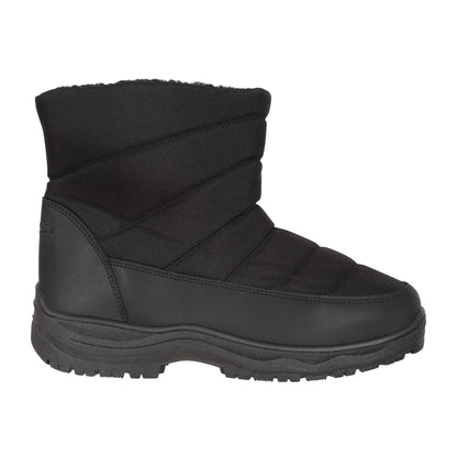 Black - Lifestyle - Mountain Warehouse Womens-Ladies Icey Fleece Lined Ankle Snow Boots