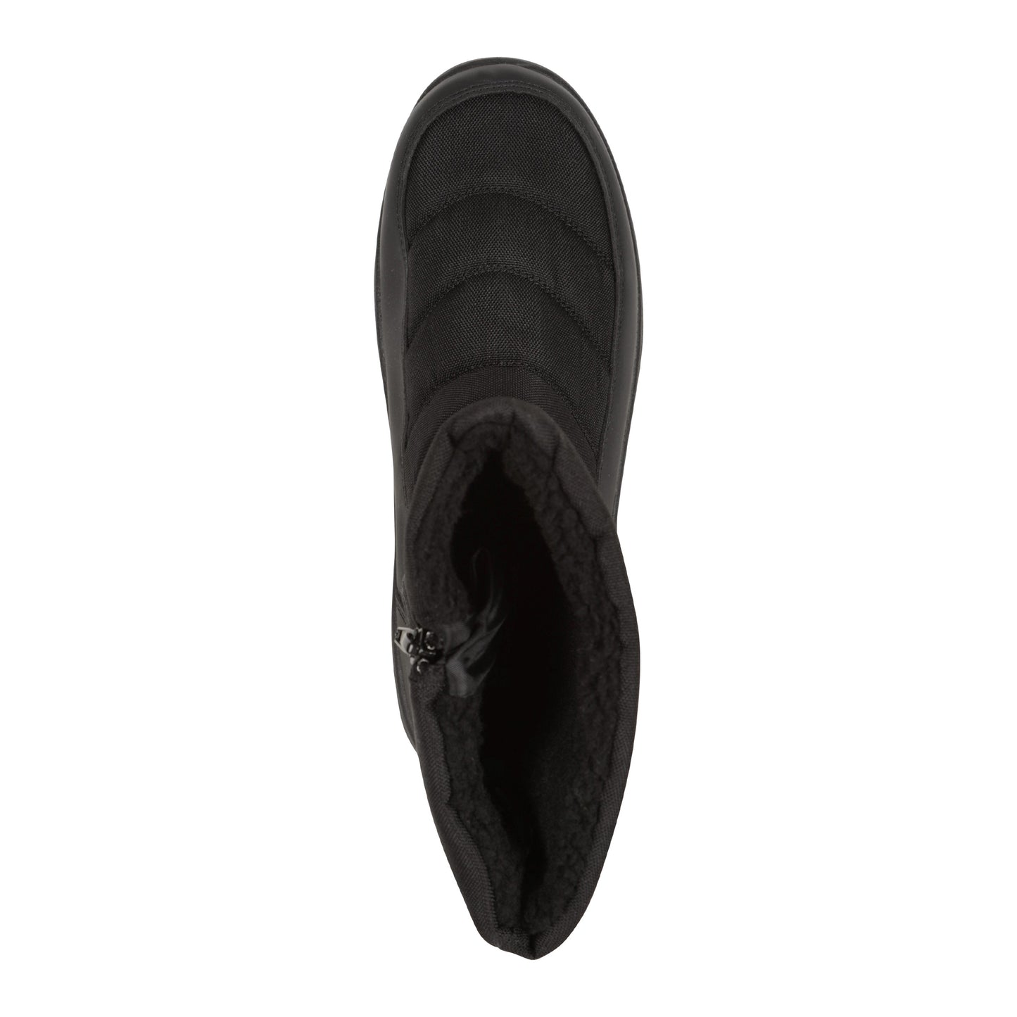 Black - Pack Shot - Mountain Warehouse Womens-Ladies Icey Fleece Lined Ankle Snow Boots
