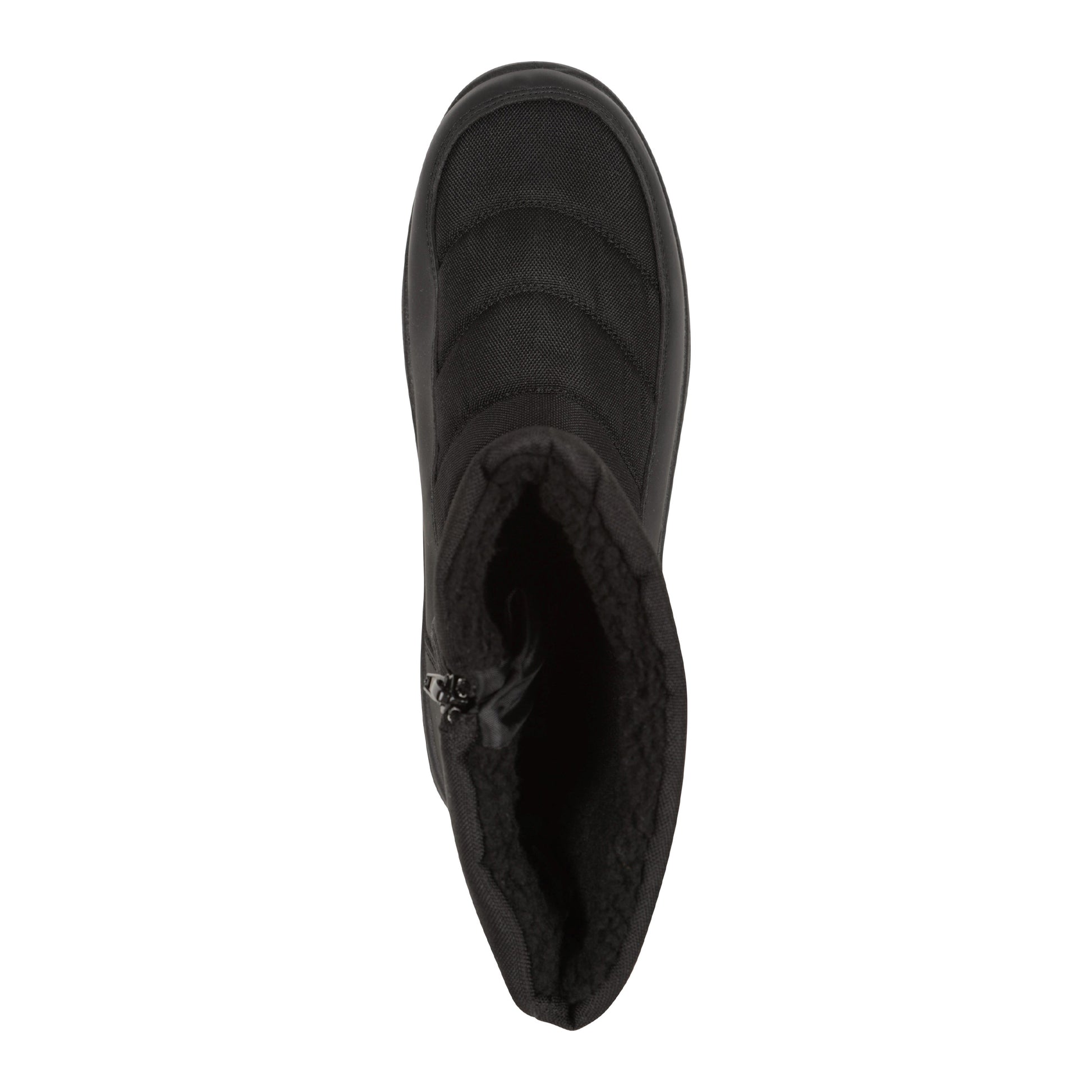 Black - Pack Shot - Mountain Warehouse Womens-Ladies Icey Fleece Lined Ankle Snow Boots