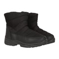 Black - Front - Mountain Warehouse Womens-Ladies Icey Fleece Lined Ankle Snow Boots