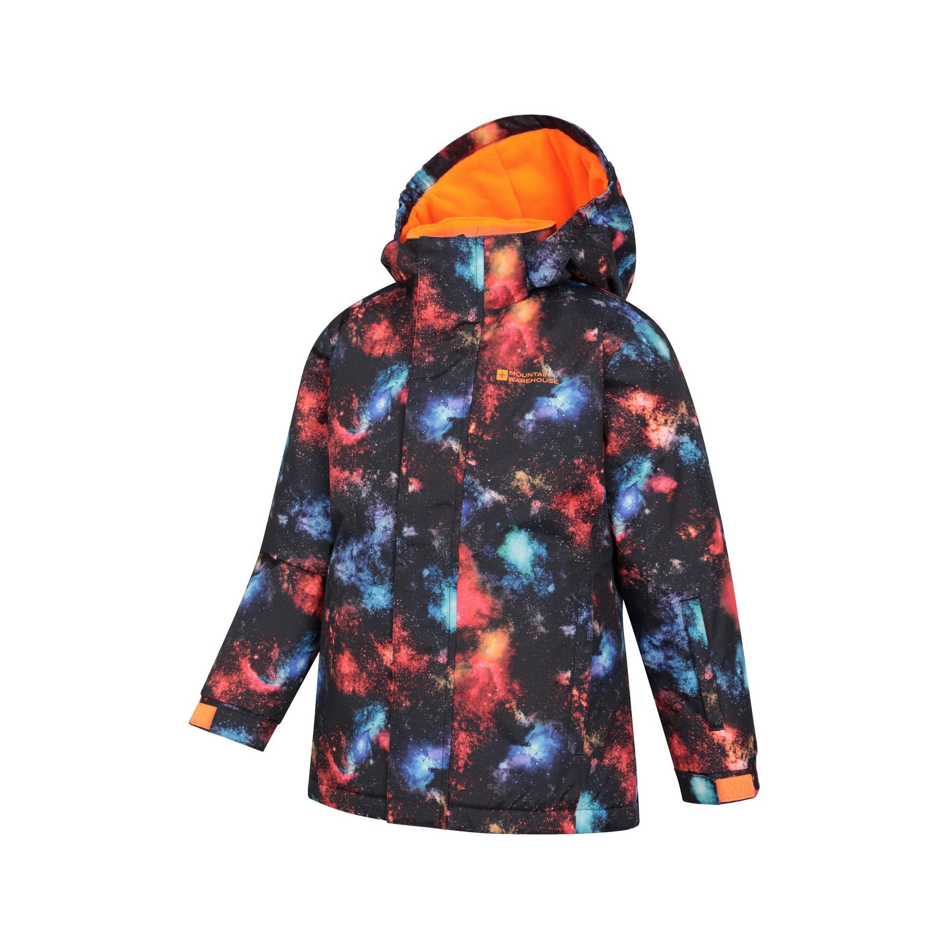 Jet Black - Close up - Mountain Warehouse Childrens-Kids Cosmic Ski Jacket & Trousers