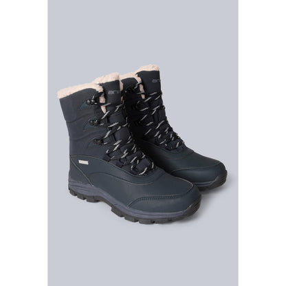 Dark Blue - Front - Animal Womens-Ladies Blizzard Waterproof Snow Boots