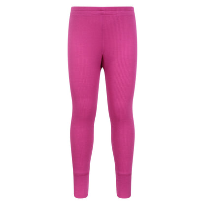 Bright Pink - Close up - Mountain Warehouse Childrens-Kids Talus Plain Base Layer Set